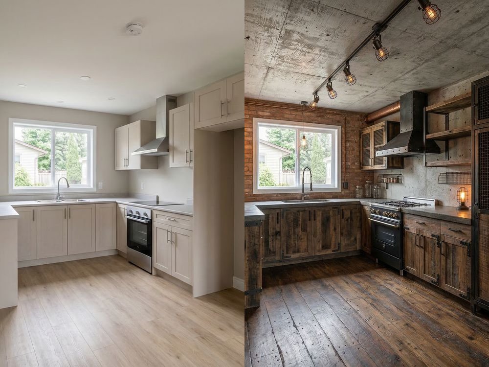 Kitchen — Industrial Makeover