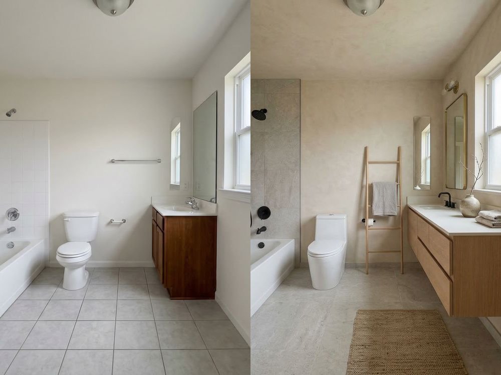 Bathroom — Japandi Makeover